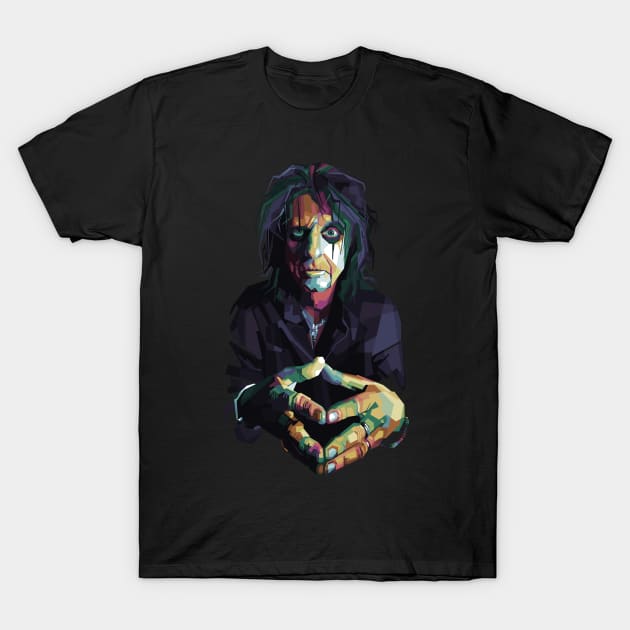 Shock Rock Legend T-Shirt by Alkahfsmart